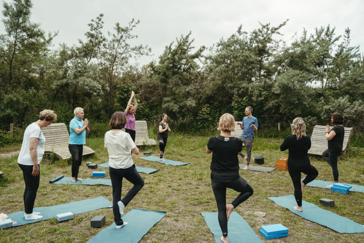 yoga in het Zwin