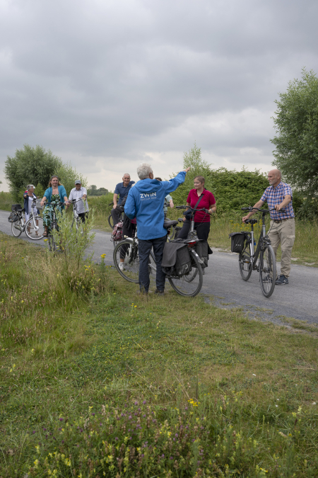 A vélo avec un guide du Zwin (25km)