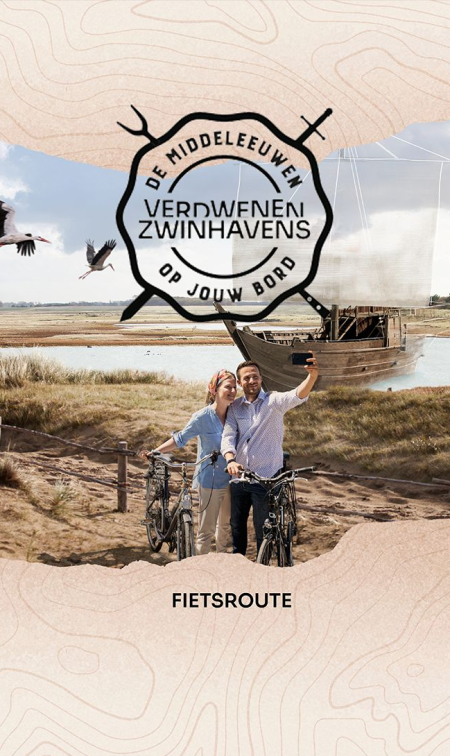 Verdwenen Zwinhavens - Koppel op fiets